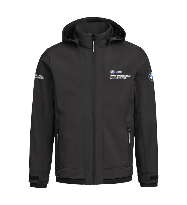 Chaqueta softshell con logo de Motorsport Unisex Negro