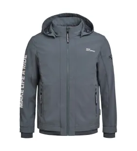 Chaqueta Softshell Make Life a Ride Unisex Gris