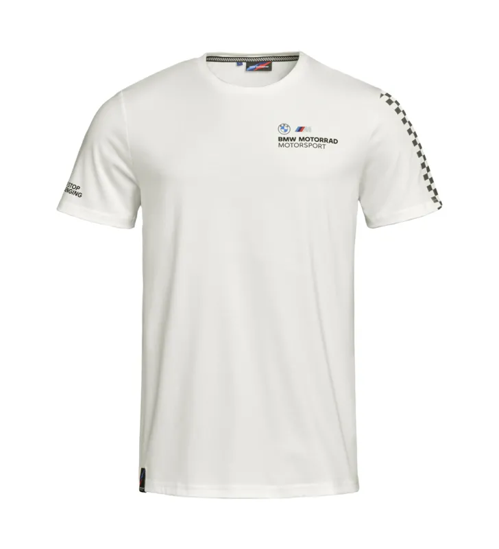 Camiseta Motorsport Hombre Blanco