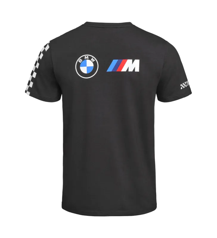 Camiseta Motorsport Hombre Negro