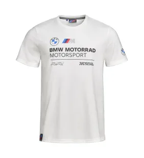 Camiseta con logo M Motorsport Hombre Blanco