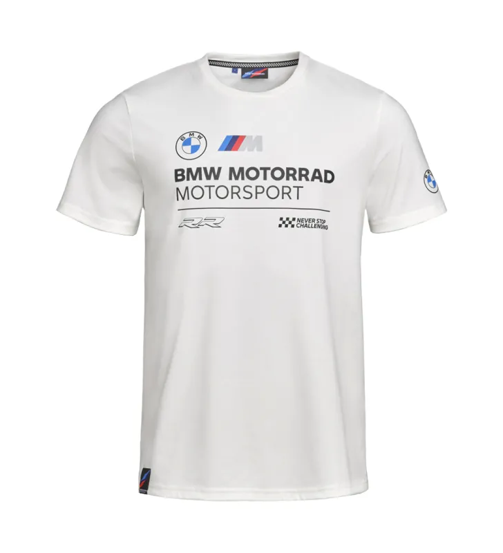 Camiseta con logo M Motorsport Hombre Blanco