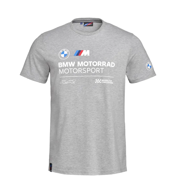 Camiseta con logo M Motorsport Hombre Gris melange