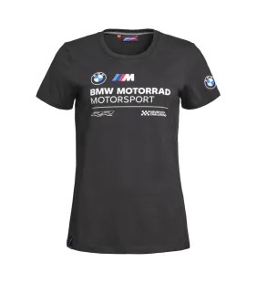 Camiseta con logo M Motorsport Mujer Negro