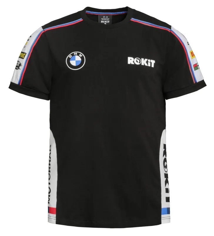 Camiseta WSBK Fan X Rokit Hombre Negro