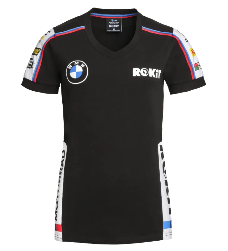 Camiseta WSBK Fan X Rokit Mujer Negro