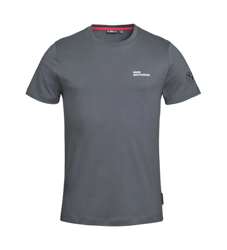 Camiseta con logo Make Life a Ride Hombre Gris