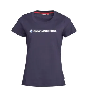 Camiseta BMW Motorrad Mujer Azul marino