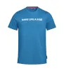Camiseta Make Life a Ride Hombre Azul
