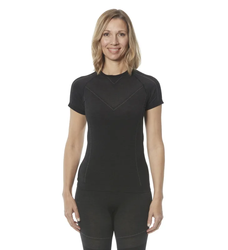 Camiseta funcional para todas las estaciones Mujer Antracita