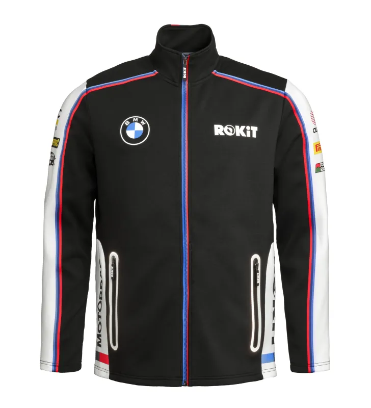 Sudadera con cremallera WSBK Fan X Rokit Unisex Negro