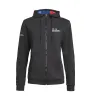 Hoodie de cremallera Motorsport Mujer Negro