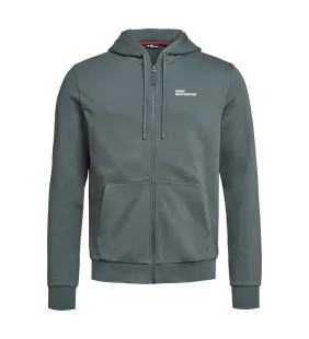 Hoodie de cremallera Make Life a Ride Hombre Gris