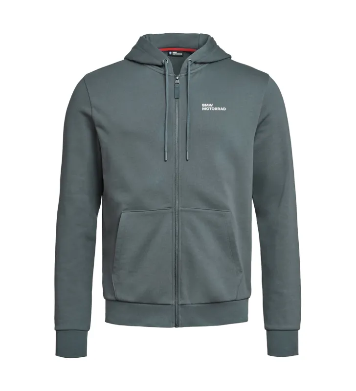 Hoodie de cremallera Make Life a Ride Hombre Gris