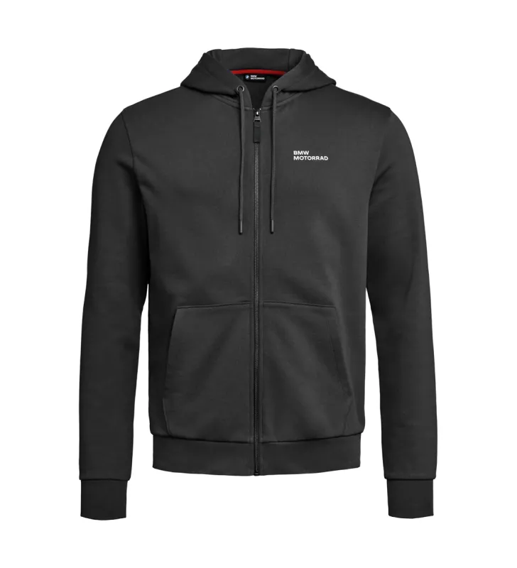 Hoodie de cremallera Make Life a Ride Hombre Negro