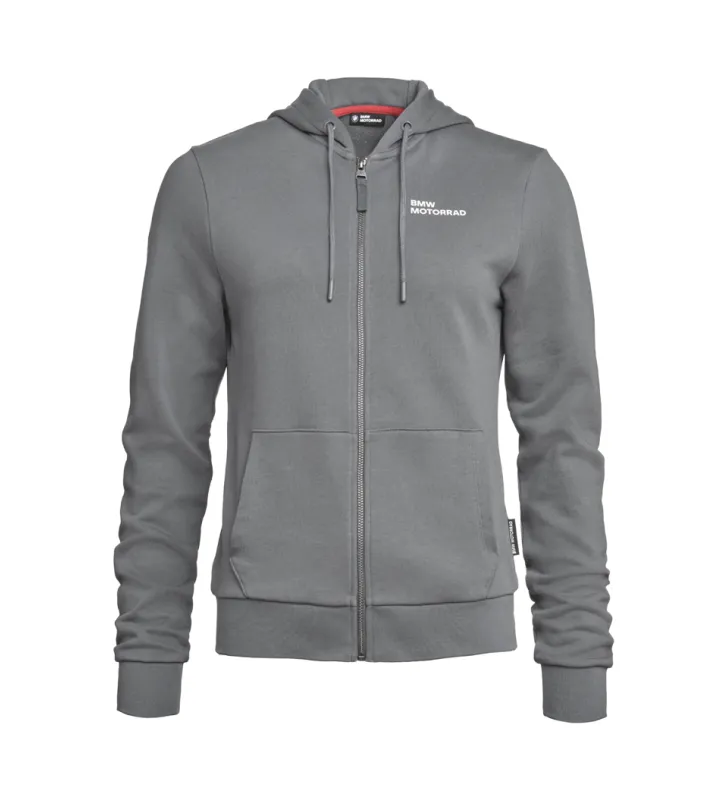 Hoodie de cremallera Make Life a Ride Mujer Gris