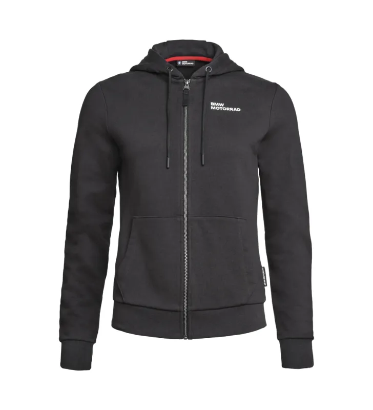 Hoodie de cremallera Make Life a Ride Mujer Negro