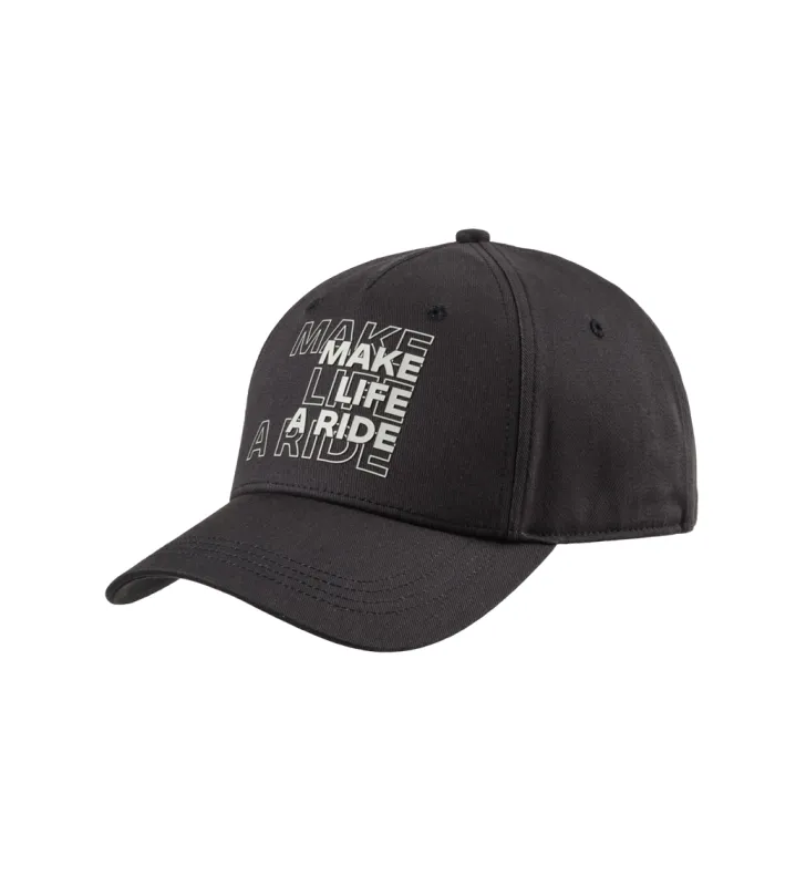 Gorra Make Life a Ride Unisex Negro