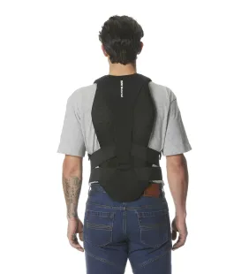 Protector de espalda de correa Unisex Negro