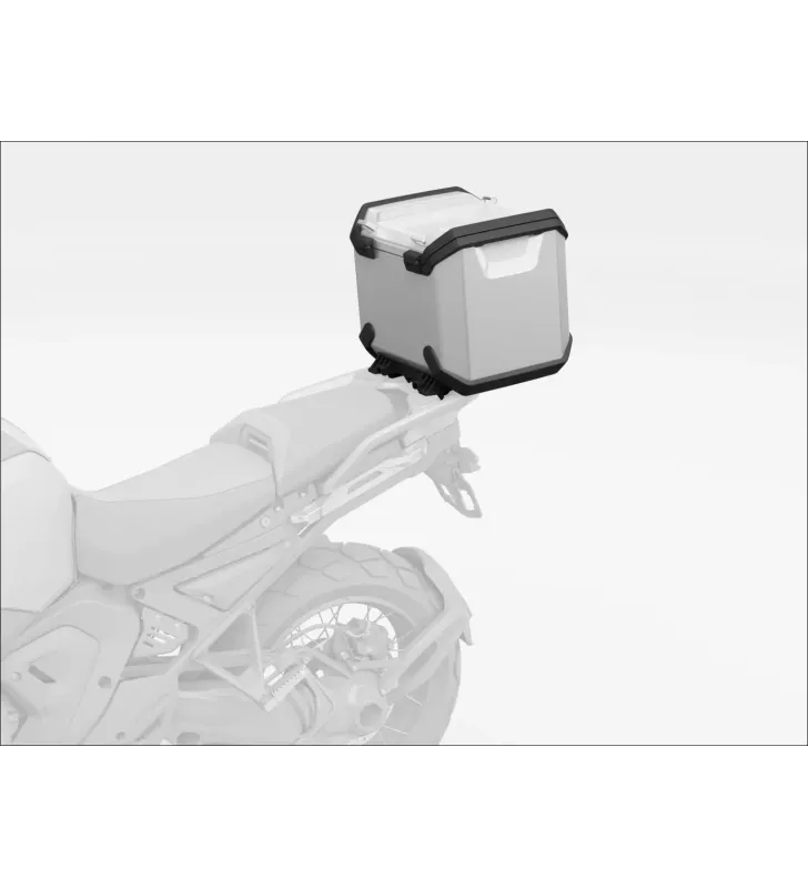 Topcase de aluminio de 37 l, eléctrico