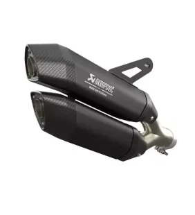 BMW Juego de silenciadores dobles (Akrapovic) NEGRO - R1300GS - R1300GS Adventure - R1300R- R1300RS