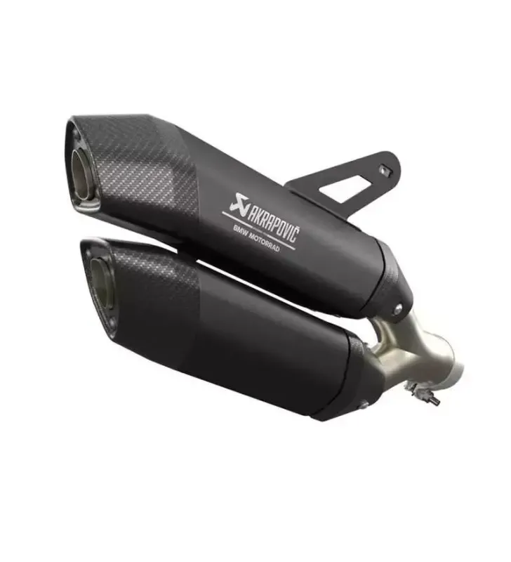 BMW Juego de silenciadores dobles (Akrapovic) NEGRO - R1300GS - R1300GS Adventure - R1300R- R1300RS