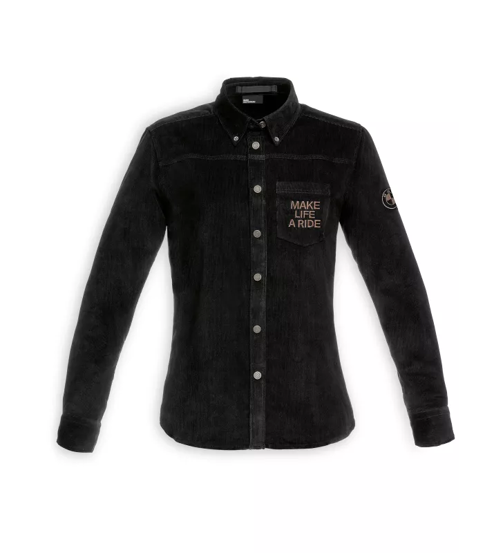 Camisa Cord Make Life A Ride Mujer