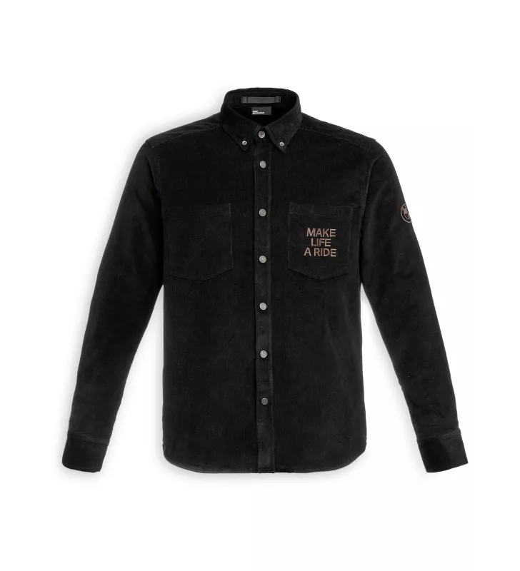 Camisa Cord Make Life A Ride Hombre