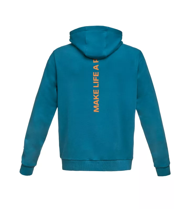Sudadera con cremallera Make Life a Ride Hombre