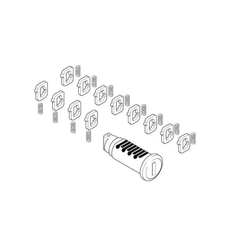 Juego repuesto cilindro de cierre para maletas de aluminio R1300GS ADVENTURE