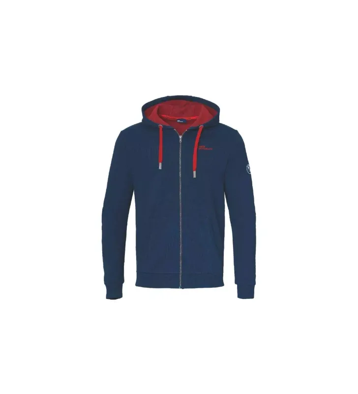 Sudadera con cremallera Make Life a Ride Hombre M Night blue