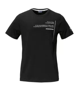 Camiseta Make Life a Ride Hombre Negro L