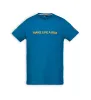 Camiseta Make Life A Ride Hombre M Azul