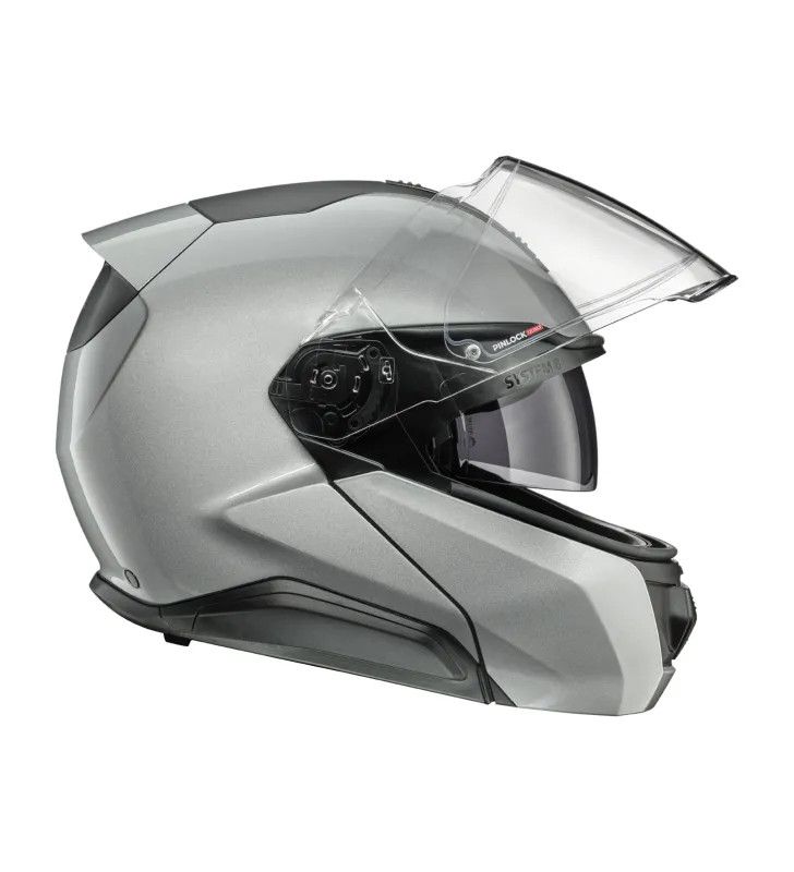 Casco System 8 Unisex Plata