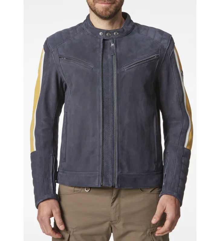 Chaqueta Schwabing Hombre Azul/Amarillo