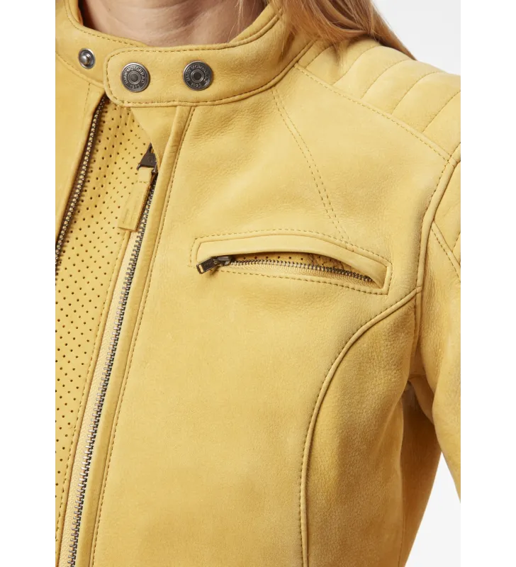 Chaqueta Schwabing Mujer Amarillo/Azul